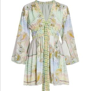 Alexis Tessie Printed Gauze Minidress size XL NWT